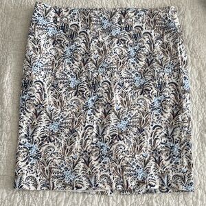 ANN TAYLOR pencil skirt, zipper back, back slit, as 14, EUC